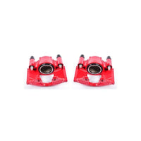 PowerStop Power Stop 90-93 Cadillac Commercial Chassis Front Red Calipers w/o Brackets - Pair - Brakes Rotors & Pads