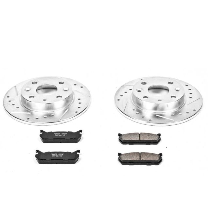PowerStop Power Stop 90-93 Mazda Miata Rear Z23 Evolution Sport Brake Kit - Brakes Rotors & Pads