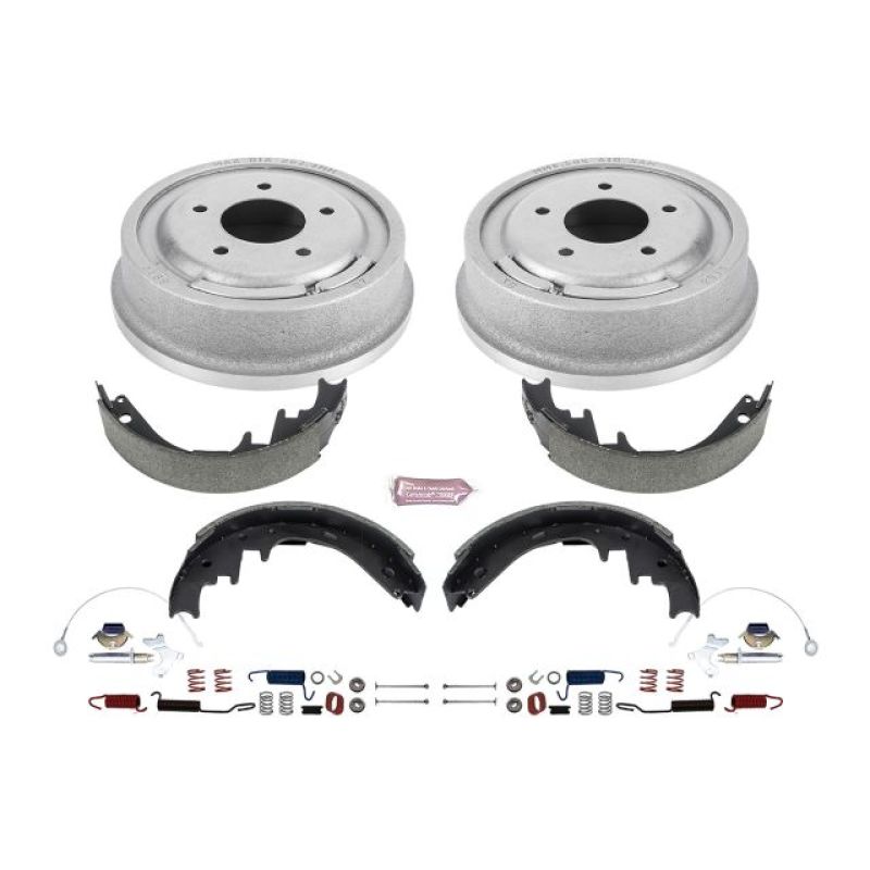 PowerStop Power Stop 90-96 Ford E-150 Rear Autospecialty Drum Kit - Brakes Rotors & Pads