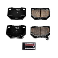 PowerStop Power Stop 90-96 Nissan 300ZX Rear Z23 Evolution Sport Brake Pads w/Hardware - Brakes Rotors &