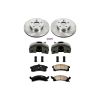 PowerStop Power Stop 90-98 Buick Skylark Front Autospecialty Brake Kit w/Calipers - Brakes Rotors & Pads