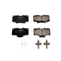 PowerStop Power Stop 91-95 Toyota 4Runner Front Z17 Evolution Ceramic Brake Pads w/Hardware - Brakes Rotors &