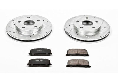 PowerStop Power Stop 91-95 Toyota MR2 Front Z23 Evolution Sport Brake Kit - Brakes Rotors & Pads