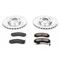 PowerStop Power Stop 91-96 Dodge Stealth Front Z23 Evolution Sport Brake Kit - Brakes Rotors & Pads