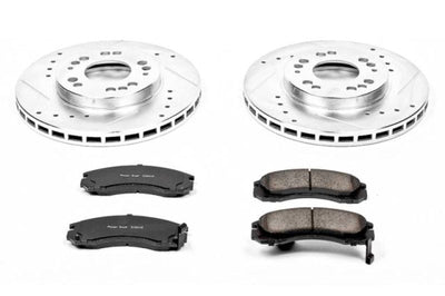 PowerStop Power Stop 91-96 Dodge Stealth Front Z23 Evolution Sport Brake Kit - Brakes Rotors & Pads