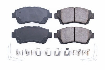 PowerStop Power Stop 92-96 Lexus ES300 Front Z17 Evolution Ceramic Brake Pads w/Hardware - Brakes Rotors &