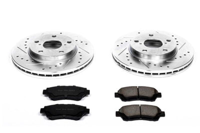 PowerStop Power Stop 92-98 Lexus SC300 Front Z23 Evolution Sport Brake Kit - Brakes Rotors & Pads