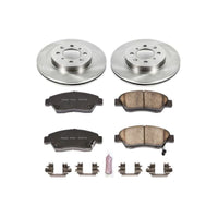PowerStop Power Stop 93-95 Honda Civic Front Autospecialty Brake Kit - Brakes Rotors & Pads