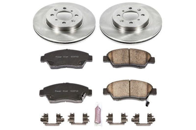 PowerStop Power Stop 93-95 Honda Civic Front Autospecialty Brake Kit - Brakes Rotors & Pads
