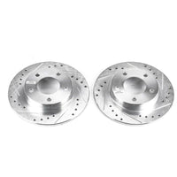 PowerStop Power Stop 93-97 Ford Probe Rear Evolution Drilled & Slotted Rotors - Pair - Brakes Pads