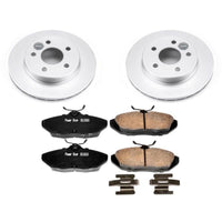 PowerStop Power Stop 93-97 Ford Thunderbird Rear Z17 Evolution Geomet Coated Brake Kit - Brakes Rotors & Pads