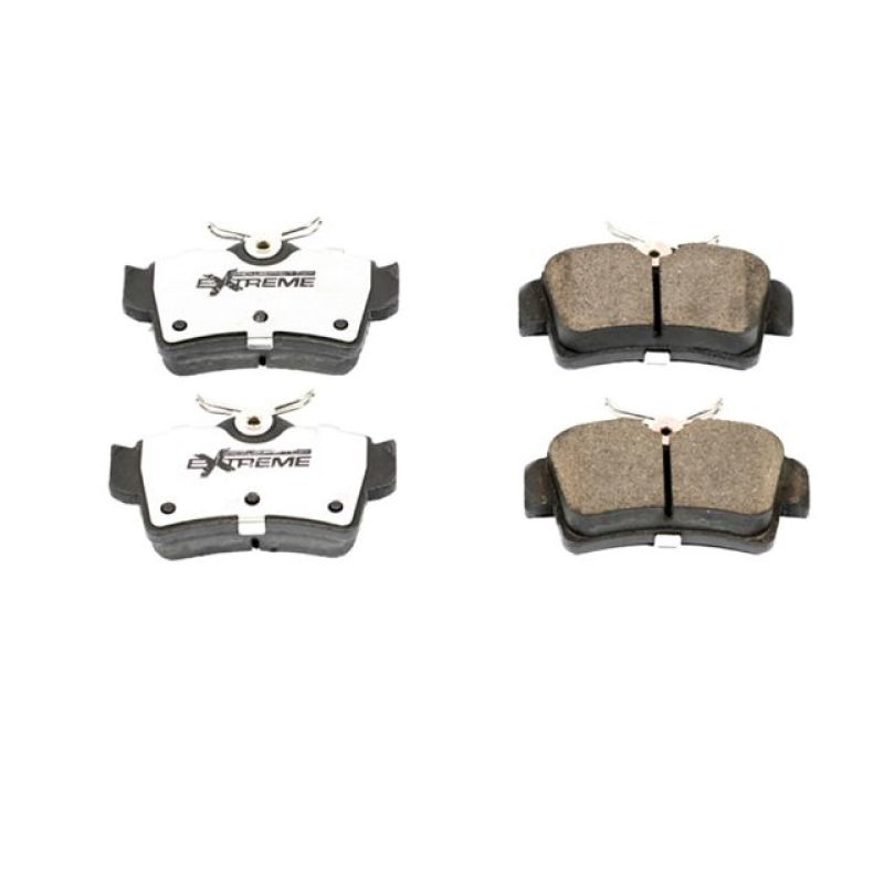 PowerStop Power Stop 94-04 Ford Mustang Rear Z26 Extreme Street Brake Pads w/Hardware - Brakes Rotors &