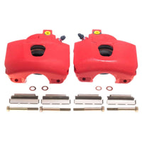 PowerStop Power Stop 94-96 Ford Bronco Front Red Calipers - Pair - Brakes Rotors & Pads