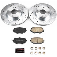 PowerStop Power Stop 94-97 Mazda Miata Front Z23 Evolution Sport Brake Kit - Brakes Rotors & Pads