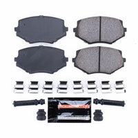 PowerStop Power Stop 94-97 Mazda Miata Front Z23 Evolution Sport Brake Pads w/Hardware - Brakes Rotors &