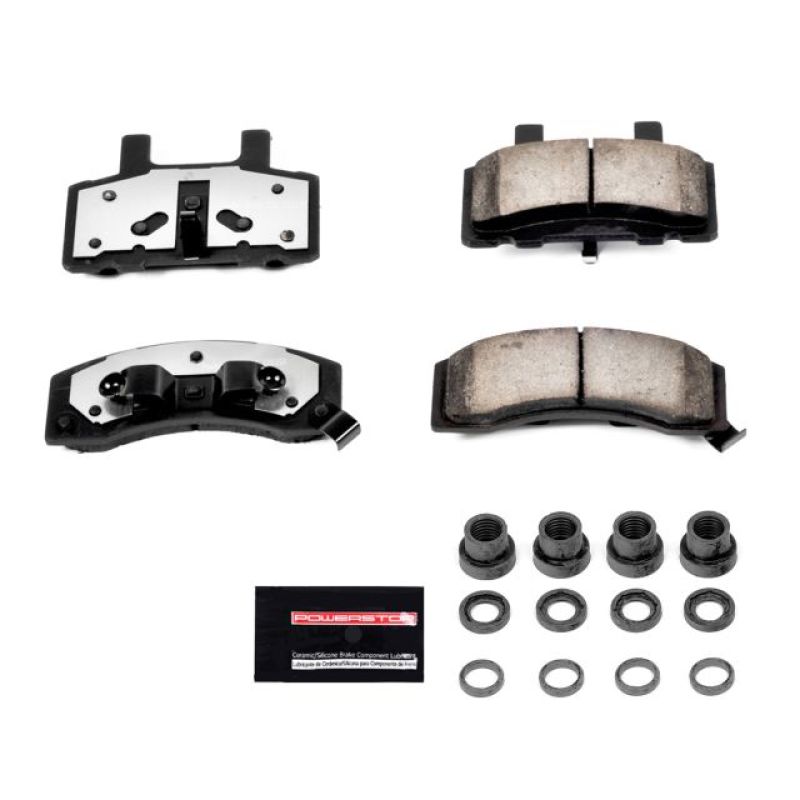 PowerStop Power Stop 94-99 Chevrolet C1500 Suburban Front Z36 Truck & Tow Brake Pads w/Hardware - Brakes Rotors