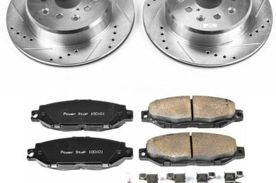 PowerStop Power Stop 95-00 Lexus LS400 Rear Z23 Evolution Sport Brake Kit - Brakes Rotors & Pads
