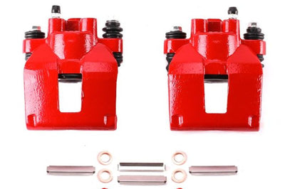 PowerStop Power Stop 95-01 Ford Explorer Rear Red Calipers w/o Brackets - Pair - Brakes Rotors & Pads