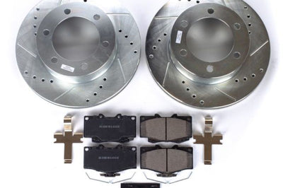 PowerStop Power Stop 95-02 Toyota 4Runner Front Z23 Evolution Sport Brake Kit - Brakes Rotors & Pads