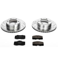 PowerStop Power Stop 95-02 Toyota 4Runner Front Z23 Evolution Sport Brake Kit - Brakes Rotors & Pads