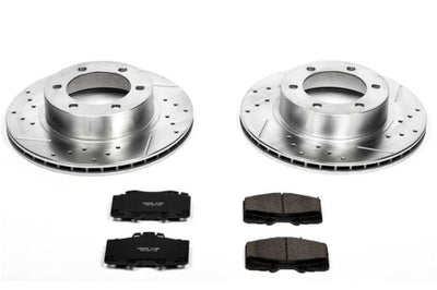 PowerStop Power Stop 95-02 Toyota 4Runner Front Z23 Evolution Sport Brake Kit - Brakes Rotors & Pads