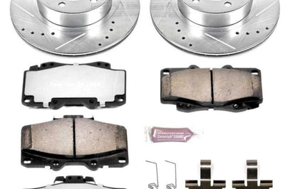 PowerStop Power Stop 95-02 Toyota 4Runner Front Z36 Truck & Tow Brake Kit - Brakes Rotors Pads