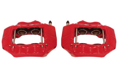 PowerStop Power Stop 95-03 Toyota Tacoma Front Red Calipers w/o Brackets - Pair - Brakes Rotors & Pads