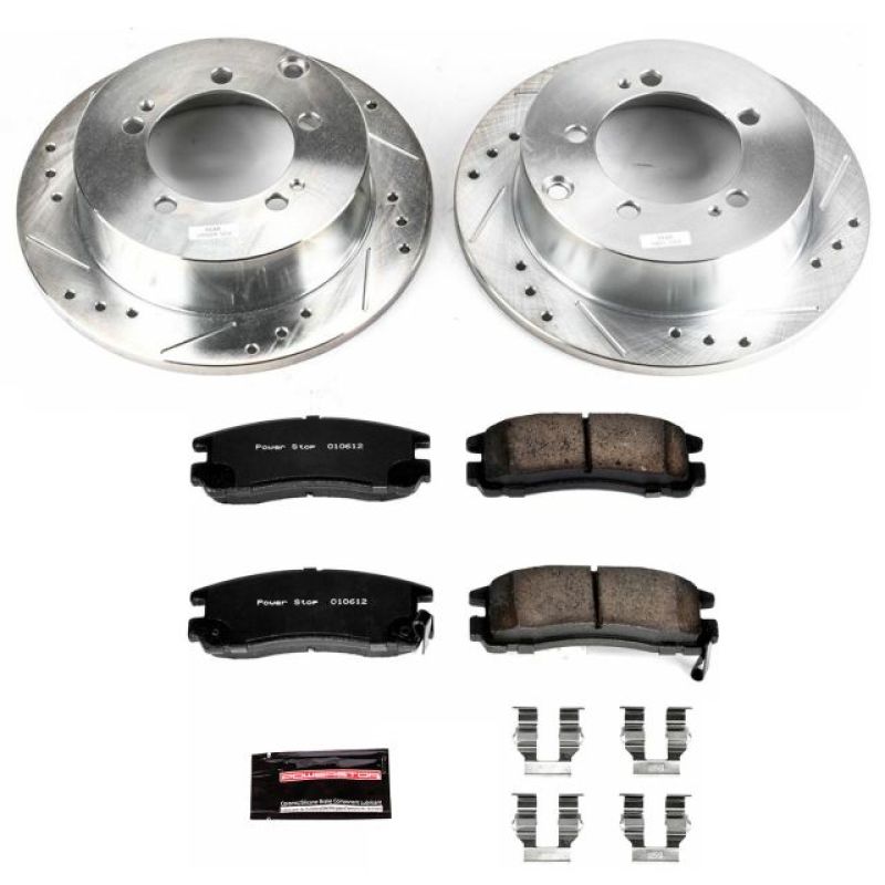 PowerStop Power Stop 95-05 Chrysler Sebring Rear Z23 Evolution Sport Brake Kit - Brakes Rotors & Pads