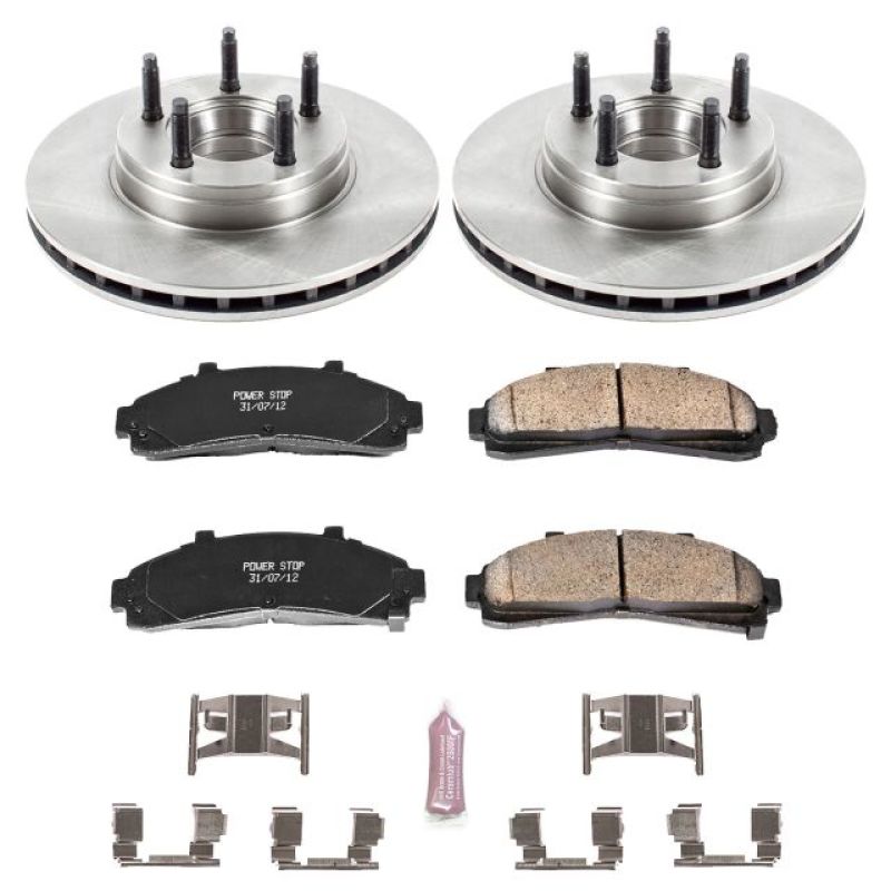 PowerStop Power Stop 95-97 Ford Ranger Front Autospecialty Brake Kit - Brakes Rotors & Pads