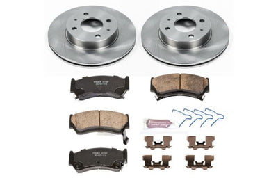 PowerStop Power Stop 95-98 Nissan 200SX Front Autospecialty Brake Kit - Brakes Rotors & Pads