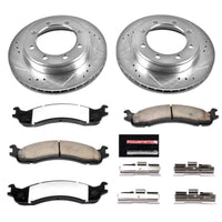 PowerStop Power Stop 95-99 Ford F-250 Front Z36 Truck & Tow Brake Kit - Brakes Rotors Pads