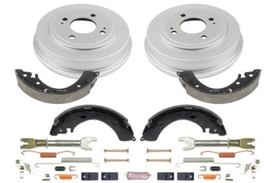 PowerStop Power Stop 96-00 Honda Civic Coupe Rear Autospecialty Drum Kit - Brakes Rotors & Pads