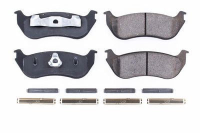 PowerStop Power Stop 96-02 Ford Crown Victoria Rear Z17 Evolution Ceramic Brake Pads w/Hardware - Brakes Rotors &