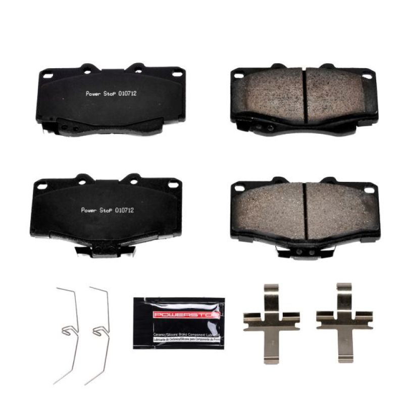 PowerStop Power Stop 96-02 Toyota 4Runner Front Z23 Evolution Sport Brake Pads w/Hardware - Brakes Rotors &