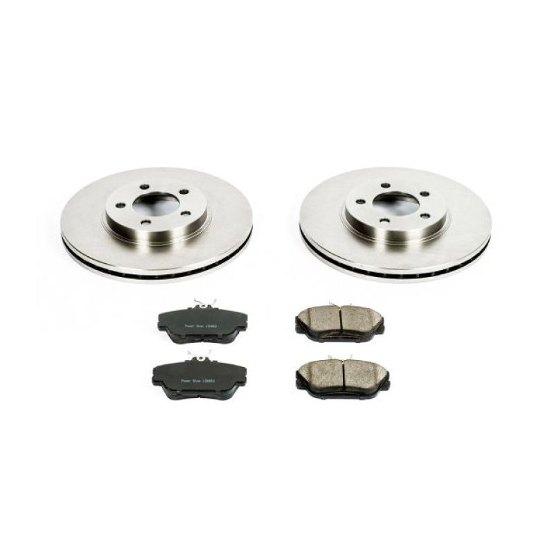 PowerStop Power Stop 96-99 Ford Taurus Front Autospecialty Brake Kit - Brakes Rotors & Pads