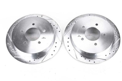PowerStop Power Stop 97-00 Ford Expedition Rear Evolution Drilled & Slotted Rotors - Pair - Brakes Pads