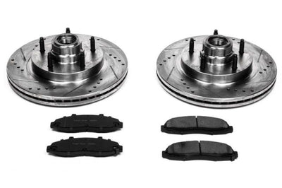 PowerStop Power Stop 97-00 Ford F-150 Front Z23 Evolution Sport Brake Kit - Brakes Rotors & Pads