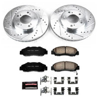PowerStop Power Stop 97-01 Acura Integra Front Z23 Evolution Sport Brake Kit - Brakes Rotors & Pads