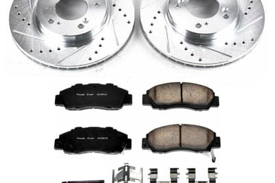 PowerStop Power Stop 97-01 Acura Integra Front Z23 Evolution Sport Brake Kit - Brakes Rotors & Pads