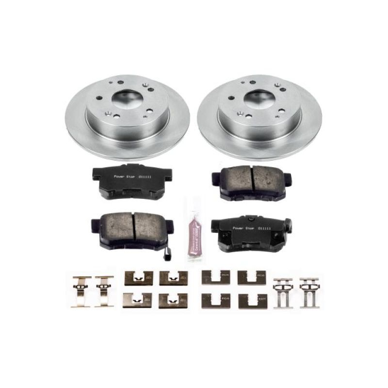 PowerStop Power Stop 97-01 Acura Integra Rear Autospecialty Brake Kit - Brakes Rotors & Pads
