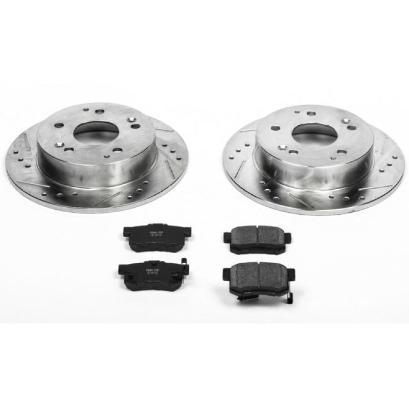 PowerStop Power Stop 97-01 Acura Integra Rear Z23 Evolution Sport Brake Kit - Brakes Rotors & Pads