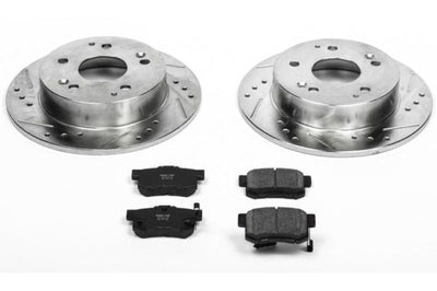 PowerStop Power Stop 97-01 Acura Integra Rear Z23 Evolution Sport Brake Kit - Brakes Rotors & Pads