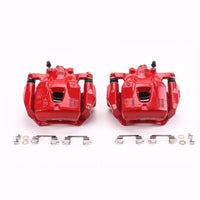 PowerStop Power Stop 97-01 Lexus ES300 Front Red Calipers w/Brackets - Pair - Brakes Rotors & Pads