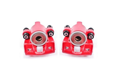 PowerStop Power Stop 97-02 Ford Expedition Rear Red Calipers w/o Brackets - Pair - Brakes Rotors & Pads