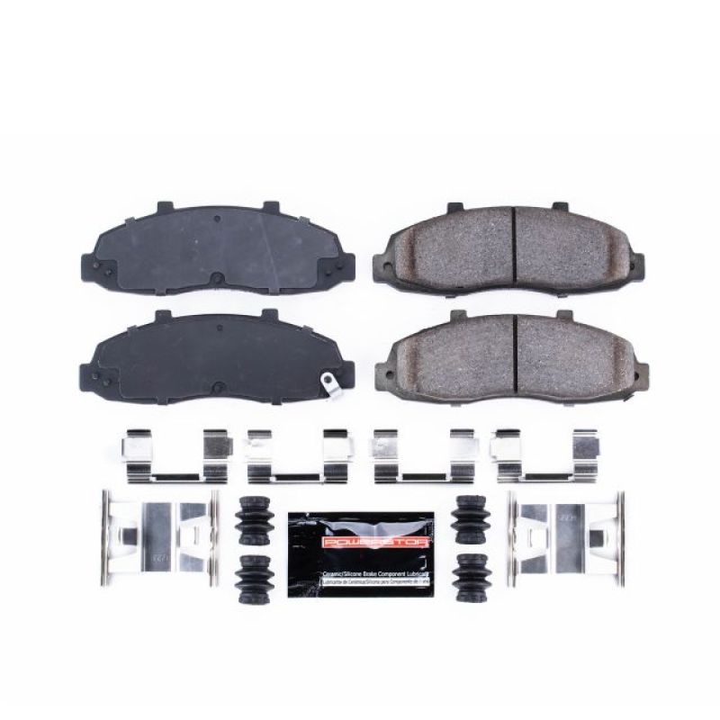 PowerStop Power Stop 97-03 Ford F-150 Front Z23 Evolution Sport Brake Pads w/Hardware - Brakes Rotors &