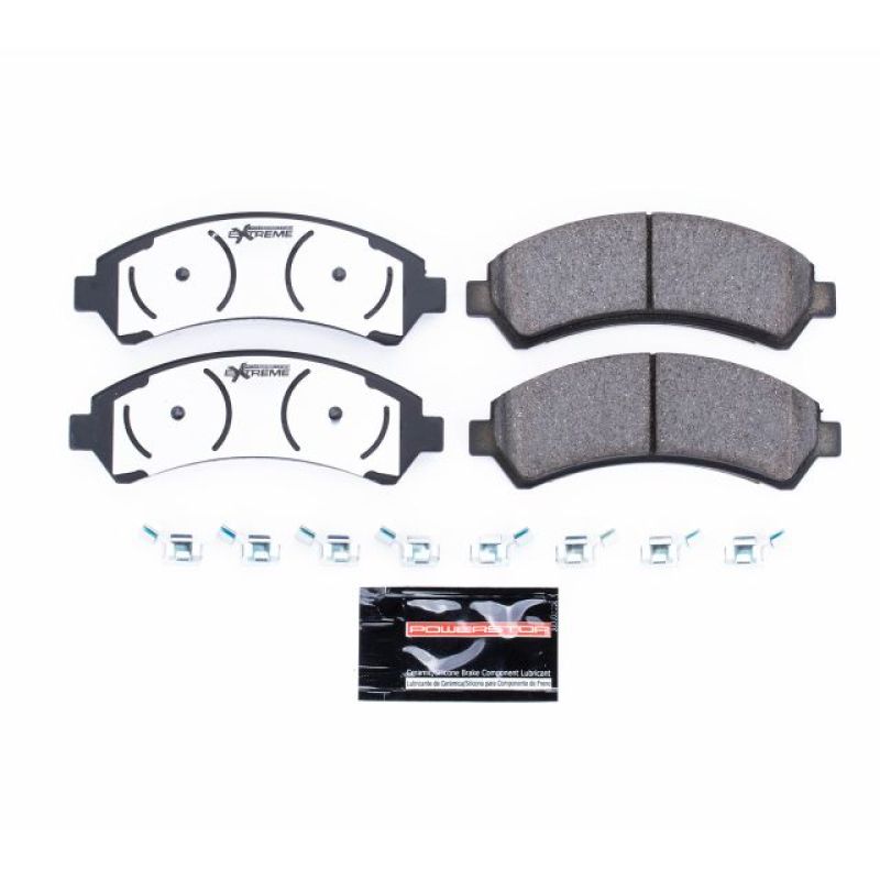 PowerStop Power Stop 97-05 Chevrolet Blazer Front Z36 Truck & Tow Brake Pads w/Hardware - Brakes Rotors