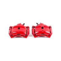 PowerStop Power Stop 97-99 Acura CL Front Red Calipers w/Brackets - Pair - Brakes Rotors & Pads