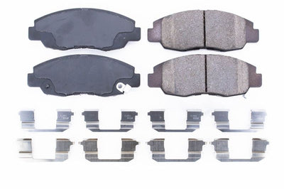 PowerStop Power Stop 97-99 Acura CL Front Z17 Evolution Ceramic Brake Pads w/Hardware - Brakes Rotors &