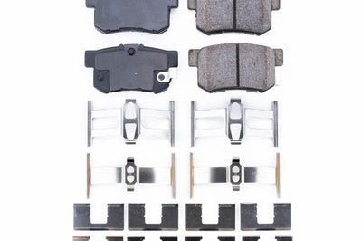 PowerStop Power Stop 97-99 Acura CL Rear Z17 Evolution Ceramic Brake Pads w/Hardware - Brakes Rotors &