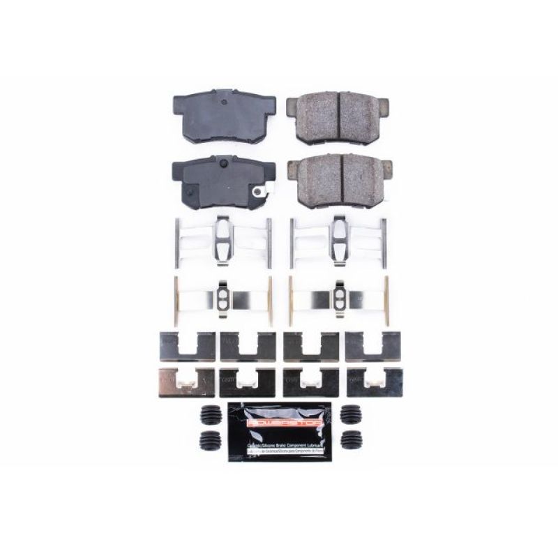 PowerStop Power Stop 97-99 Acura CL Rear Z23 Evolution Sport Brake Pads w/Hardware - Brakes Rotors &